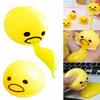 Amusing Squishy Puking Egg Yolk Stress Ball With Soft Yellow Goop Ideal For Kids Gifts