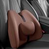 Lumbar Support Pillow Car Waist Cushion Ergonomic Design Soft Breathable Lower Back Support Pillow Memory Foam Seat Cushion