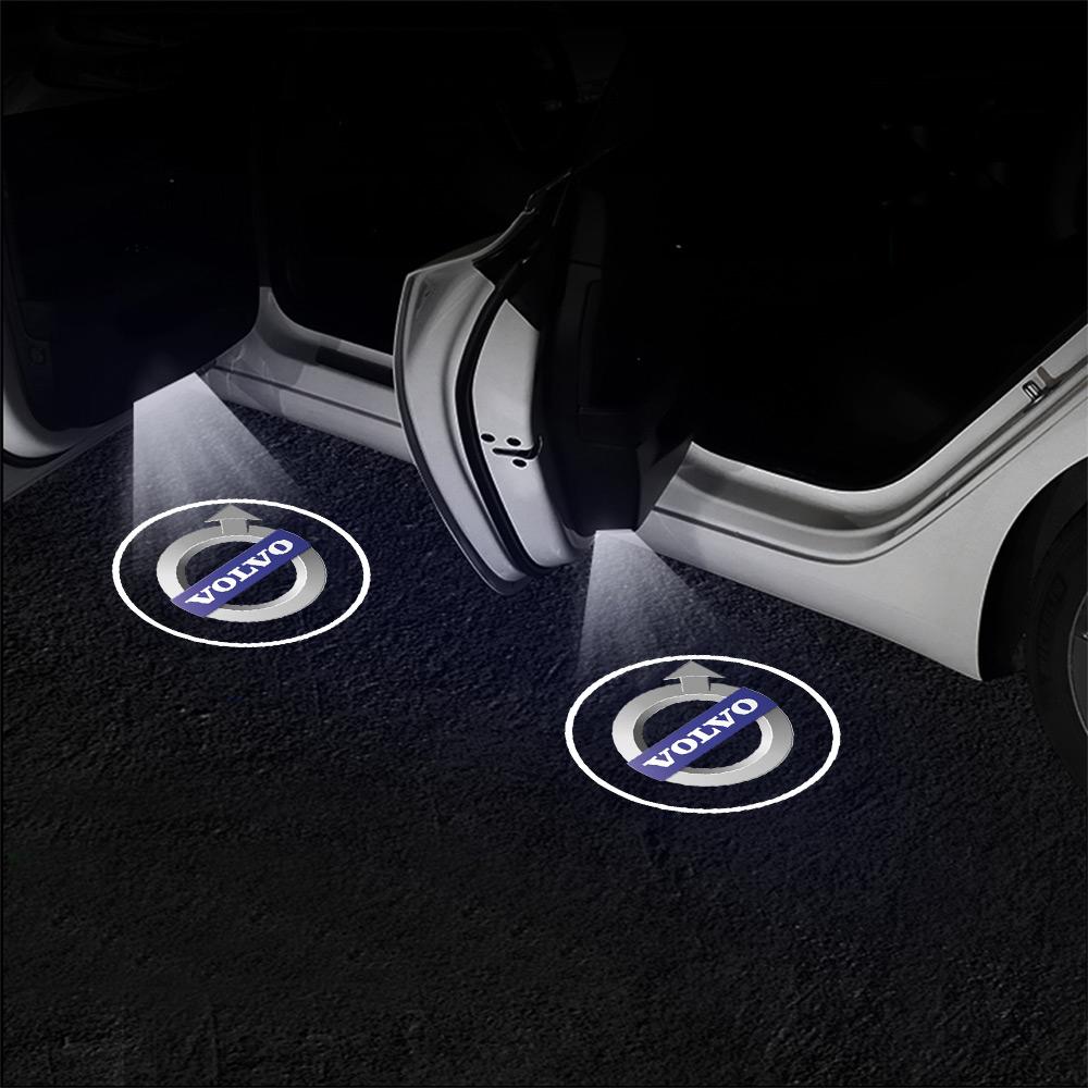 1/2 шт. HD-подсветка приветствия на дверь автомобиля, беспроводные проекторные лампы с логотипом для Volvo RDESIGN XC60 XC90 S60 S80 S60L V40 V60 AWD V90