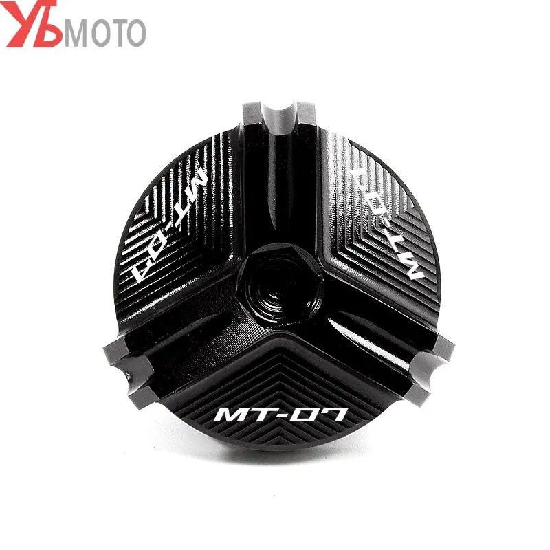 Новинка для YAMAHA MT07 MT 07 2022 MT-07 FZ07 2014-2023 аксессуары для мотоцикла алюминиевая крышка маслозаливной горловины защита двигателя