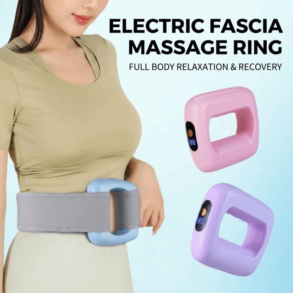 Ergonomic Electric Fascia Massage Ring Adjustable Speed Full-Body Fascia Ring Gym