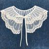 Cotton Lace Hollow Girl Shawl For Women Apparel Sewing Lace Neckline Clothing Decoration Fake Collar
