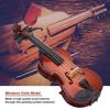 With Bow Miniature Violin Model Wooden Dollhouse Accessories Mini Violin Replica  Room Decor