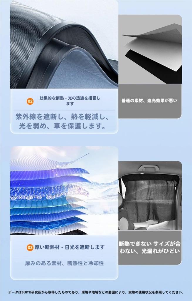 Aqua 2nd Generation MX Series AQUA MXPK11 MXPK10 MXPK15/MXPK16 Type Car Sunshade Side Curtain