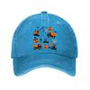 Halloween Construction Pumpkin Machi  New Vintage Washed Cotton Baseball Cap Sun Hats