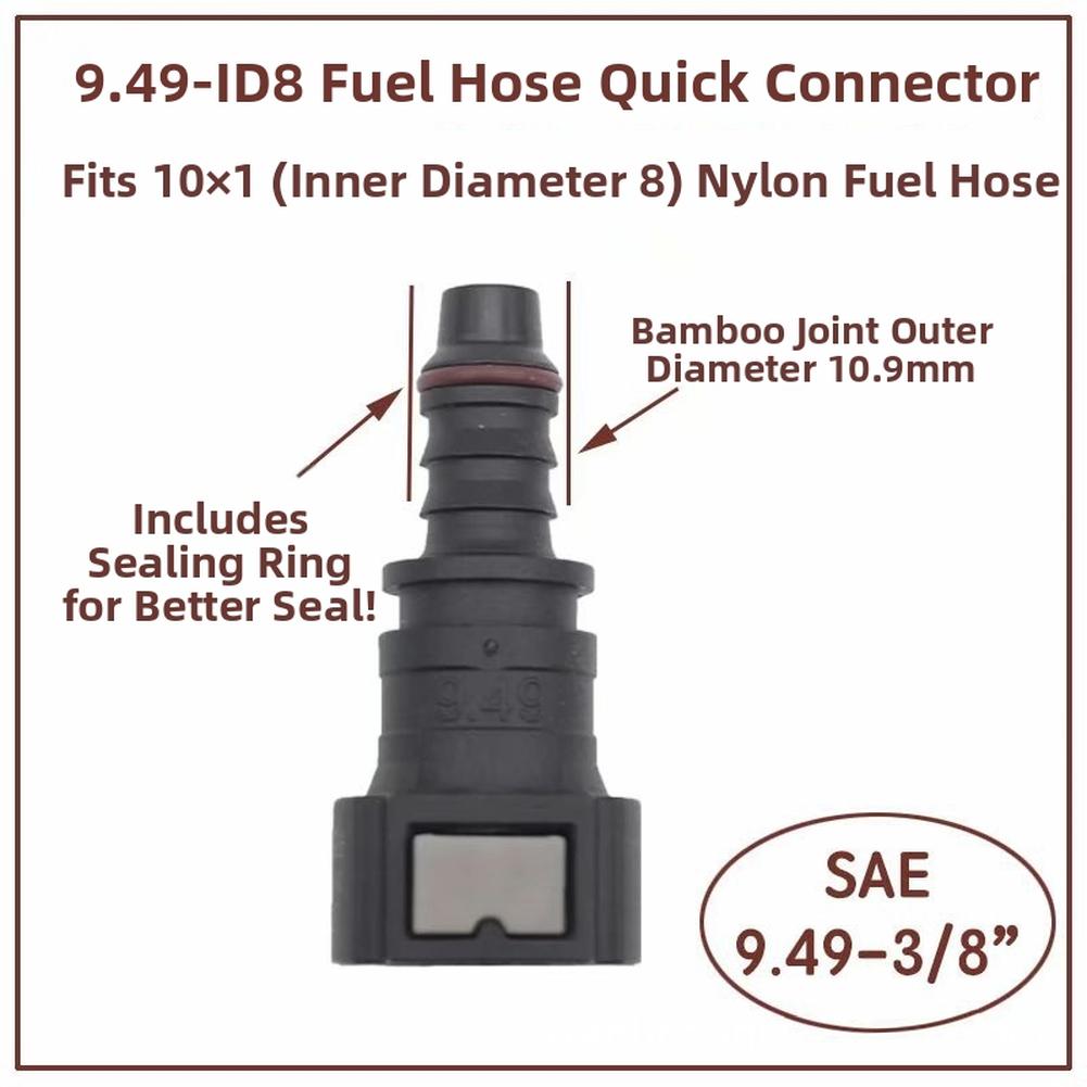 2 Sets Quick-connect Fuel Line Kits For Fuel Line And Hose Release Connections For A Wide Range Of Machinery Automobiles Ships