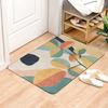 Green Plant Rainforest Leaf Carpet Living Room Carpet Hallway Balcony Doormat Kitchen Bathroom Non-slip Floor Mat Bedroom Rug