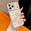 Милый корейский дизайн Розовый бант Чехол для телефона Для iphone 17 Air 16 15 14 13 Pro Max Plus Силиконовый Мягкий Блестящий Украшенный Задняя крышка
