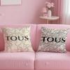 CRAFTED WITLOVE Наволочка T-touS-s Уют Диван-кровать Шелковистая элегантная Скрытая молния Индивидуальная Декоративная наволочка