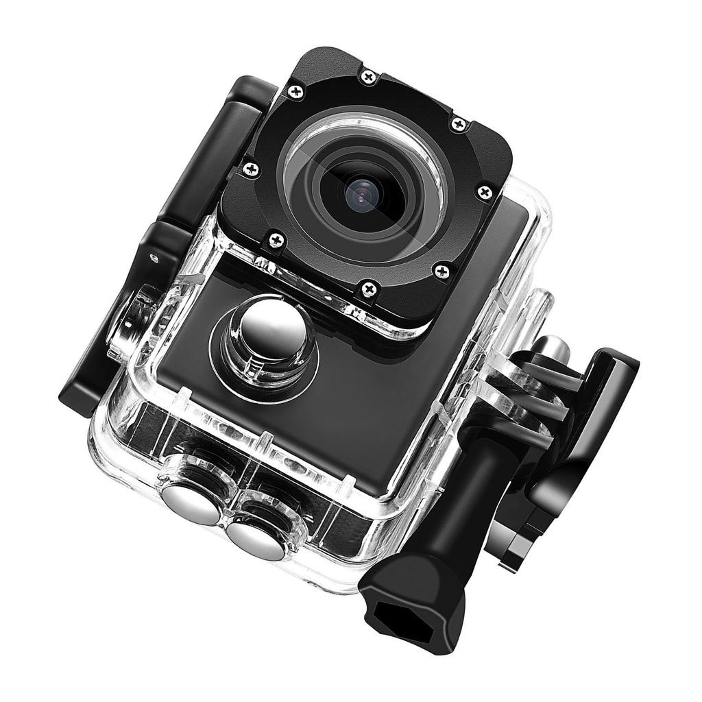K1080HD 12MP Подводная Водонепроницаемая Видеокамера Наружная Велосипедная Дайвинг Спорт Экшн-камера Черная