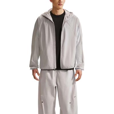 Мужская куртка-дождевик Tech Helios Dri-FIT 'Серый туман, не совсем белый, черный' IF0904-097