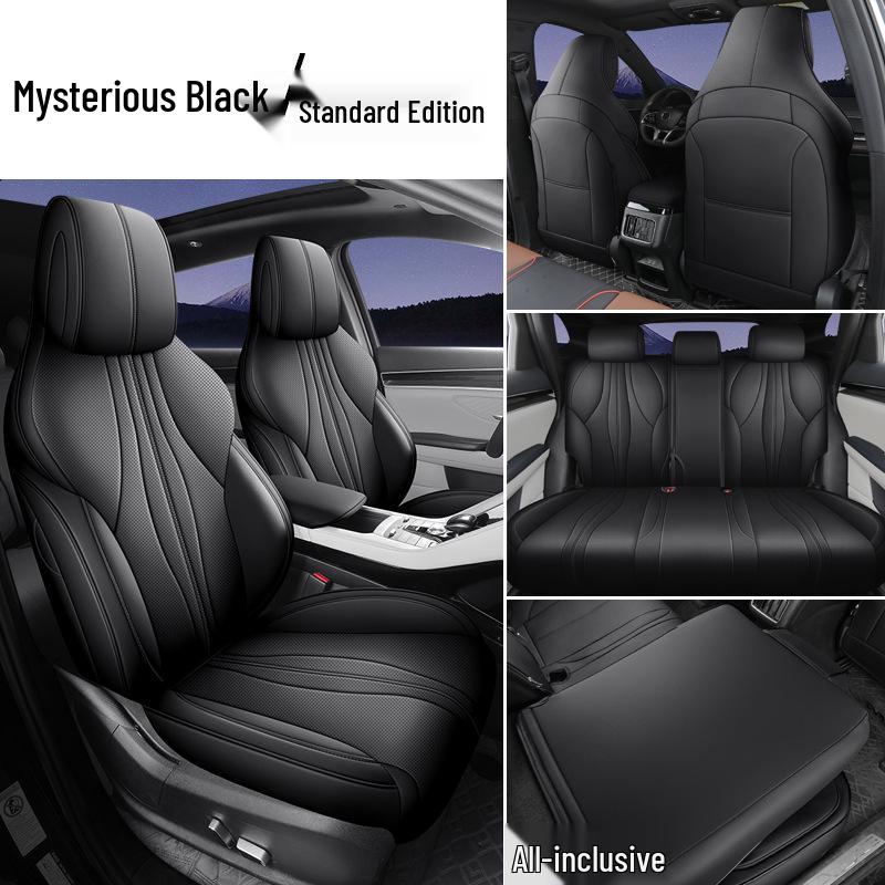 Кожаная подушка на автомобильное сиденье BYD Song PRO Special Edition - Всесезонная, совместимая с пятиместным салоном