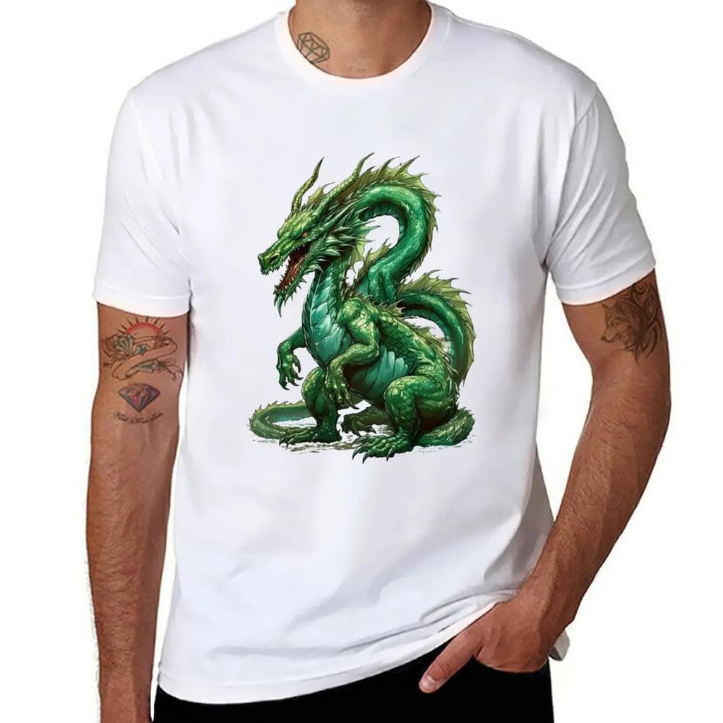Green dragon T-Shirt tees custom t shirt customs man t shirt tee shirts for men