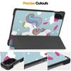 Tablet Coque For Honor Pad X8 X8Pro X9 X9Pro Cute Unicorn Cat Fold Leather Cover For Funda Honor Pad V6 V7 V7Pro V8 V9 Case Kids