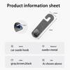 2Pcs Hook Hidden Car Seat Headrest Hook Auto Back Seat Organizer Hanger Handbag Clothes Bracket Car Interior Accessories