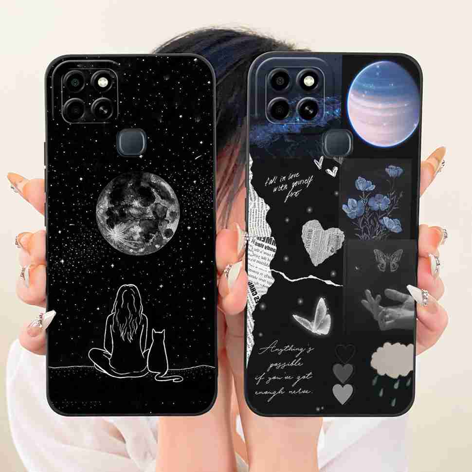 For Infinix Smart 6 Case 6.6" Colorful Sunflower Cover Soft Phone Case For Infinix Smart 6 Smart6 X6511B X6511 Back Cover Bumper