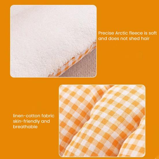 Кошачье гнездо-кровать Зимняя теплая пещера для питомца Домик-палатка с мягкой плюшевой подстилкой для домашних кошек и щенков Съемная моющаяся