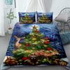 Christmas Duvet Cover Christmas Tree Bedding Set With Zipper 1 Duvet Cover 2 Pillow Case Women Teens Holiday Gifts Bedroom