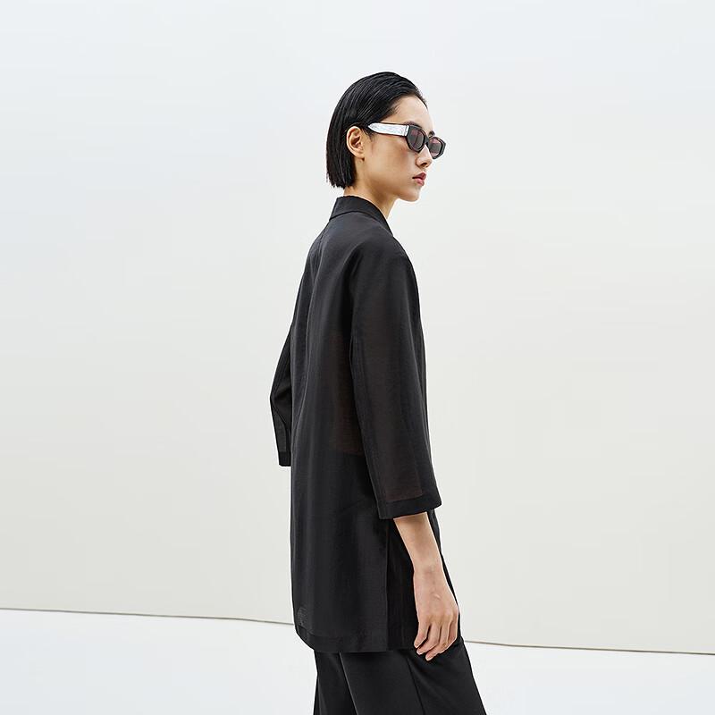 LESS 2025 Summer Loose Straight Suit Jacket