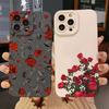 New Retro Fashion Rose Phone Case For Redmi Note 13 12 11 Pro Plus 5G 12S 11S 11 10S Redmi 13C 12C Silicone Soft Cover