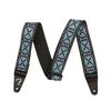 Fender Pasadena Woven Strap, Blue Snowflake, 2" (Made In Canada)