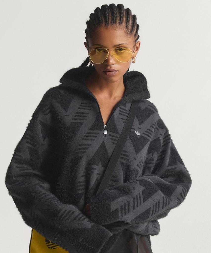 ADIDAS Half Zipper Knit Sweater Kd2427