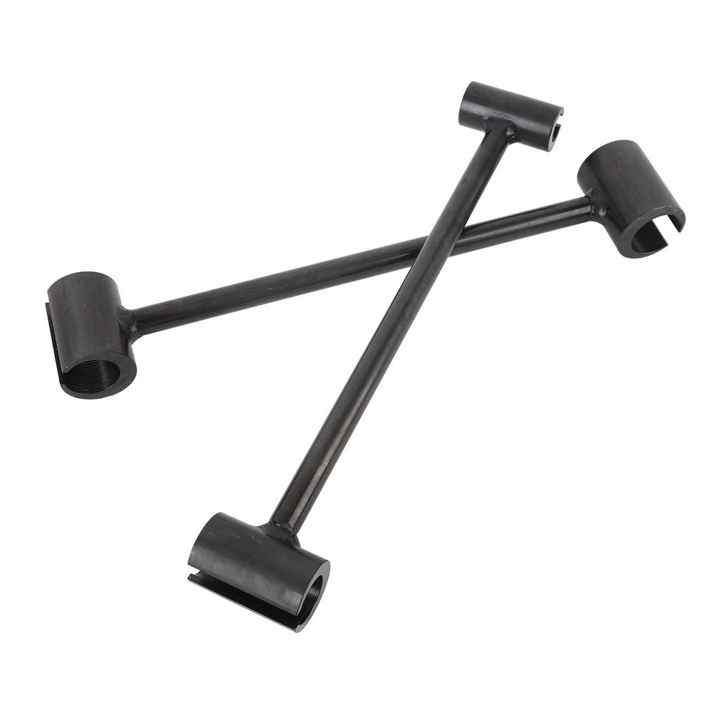 2 комплекта инструментов для регулировки дверных петель, стальная конструкция, двухголовочный гаечный ключ для ремонта зазоров петель