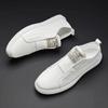 Fashion Handmade Leather Men's Casual Shoes Spring New Business Shoes for Men Sneakers Classic White Shoes Driving Loafers Male Mocassin