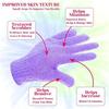 Five-finger Shower Gloves Children's Household Items Nitrile Gloves 100 Pieces Bath Towel Scrubs Elastic Back Rub Home Cleaning