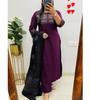 Индийский дизайнерский набор Kurta Pant Dupatta для вечеринки Женский хлопковый костюм Salwar в стиле Болливуда