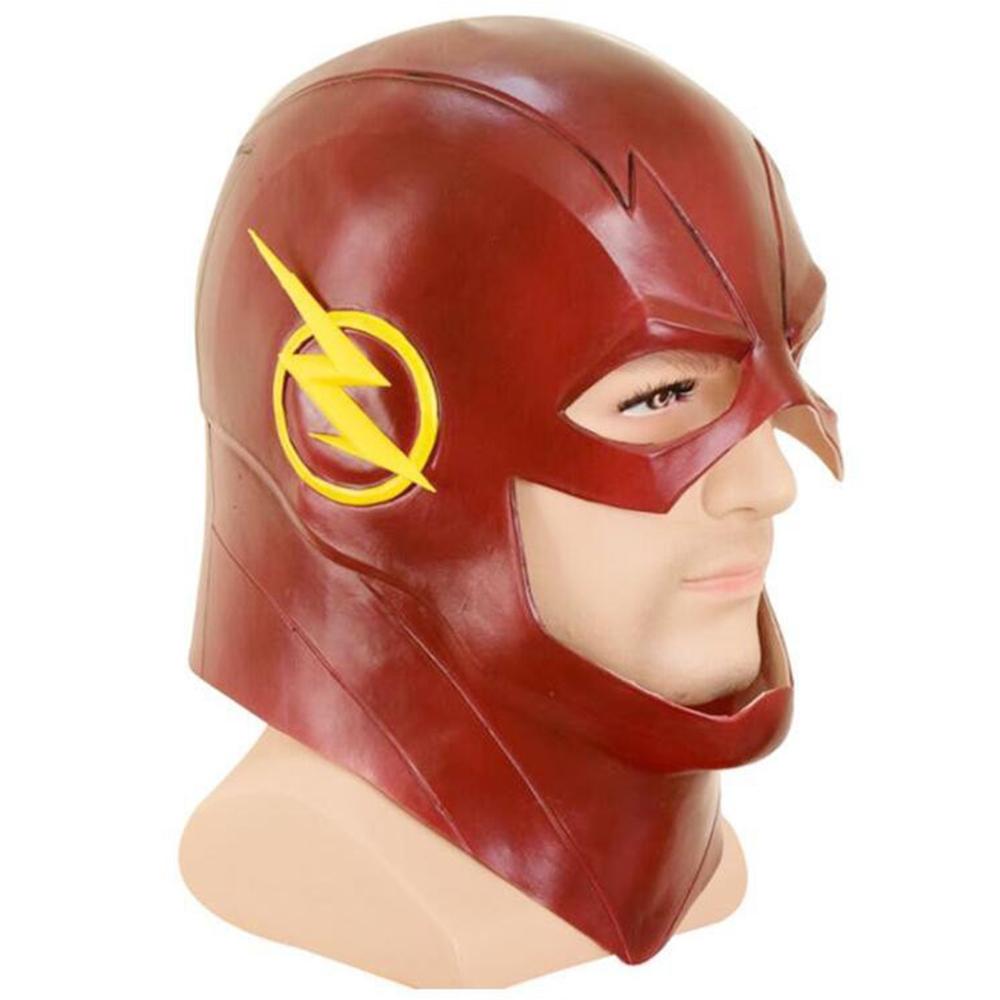 The Flash Mask Latex Mask For Cosplay Costume Props Halloween, Red