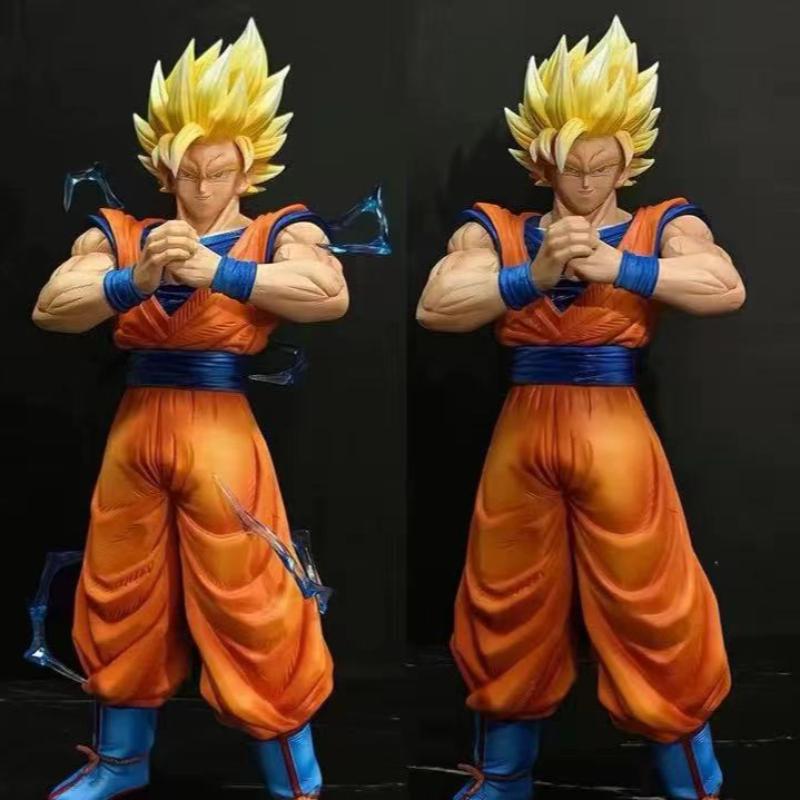 Anime Drogan Boll Ssj2 Gocool Figure Son Gocool Super Saiyan Action Figures 30.5cm Pvc Statue Collection Model Toys Gifts