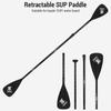 Adjustable SUP Paddle Aluminum Alloy Stand Up Paddle Board Paddle Portable Retractable Paddle