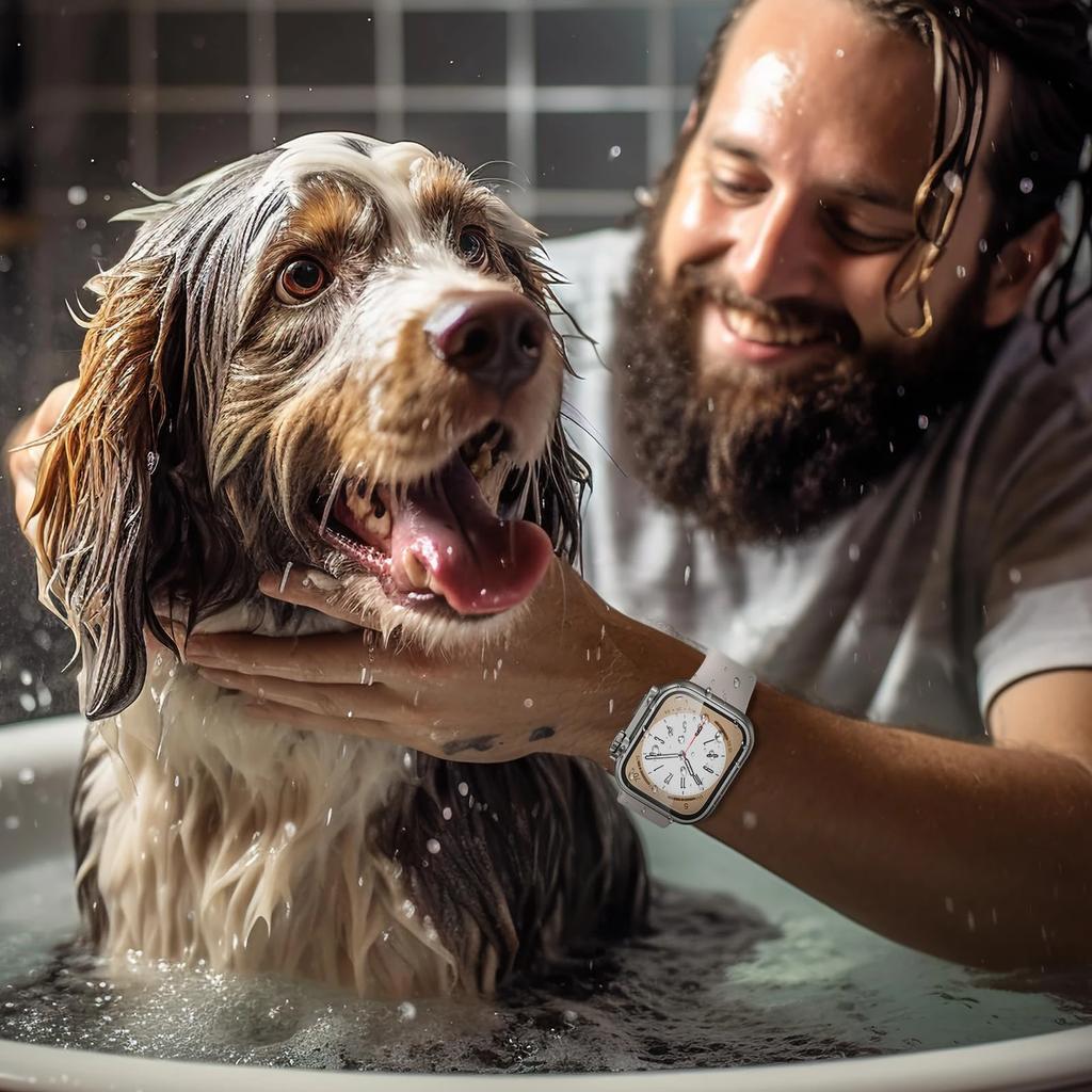 Закаленное стекло+крышка для Apple Watch Case 45 мм 44 мм 41 мм 40 мм Аксессуар Защитная пленка для экрана для Iwatch Serie 9 8 7 6 SE 5 4