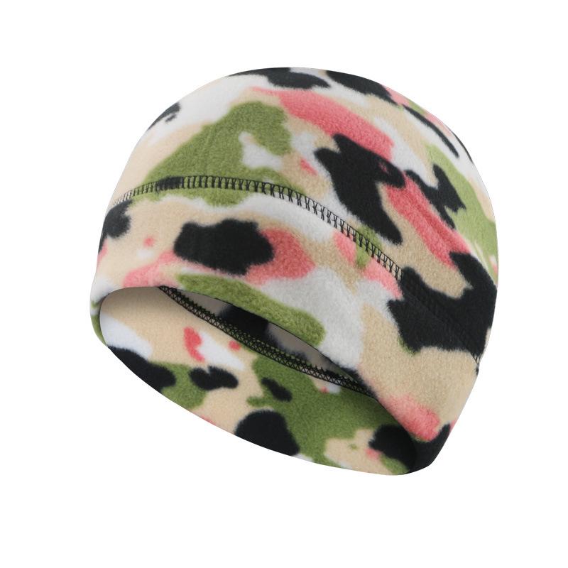 Winter Warm Fleece Beanie for Mountain Climbing, Cycling, Running & Skiing - Windproof Sports Hat