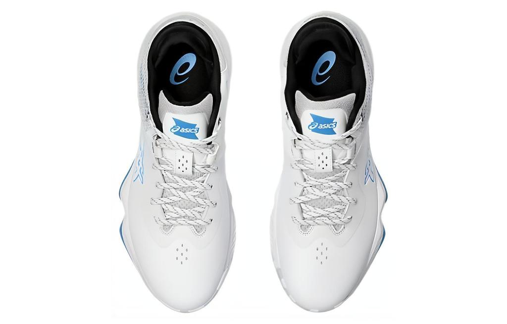 Asics Баскетбольные кроссовки Nova Surge 2 Low, износостойкие, низкие, мужские, сине-белые 1061A043-102