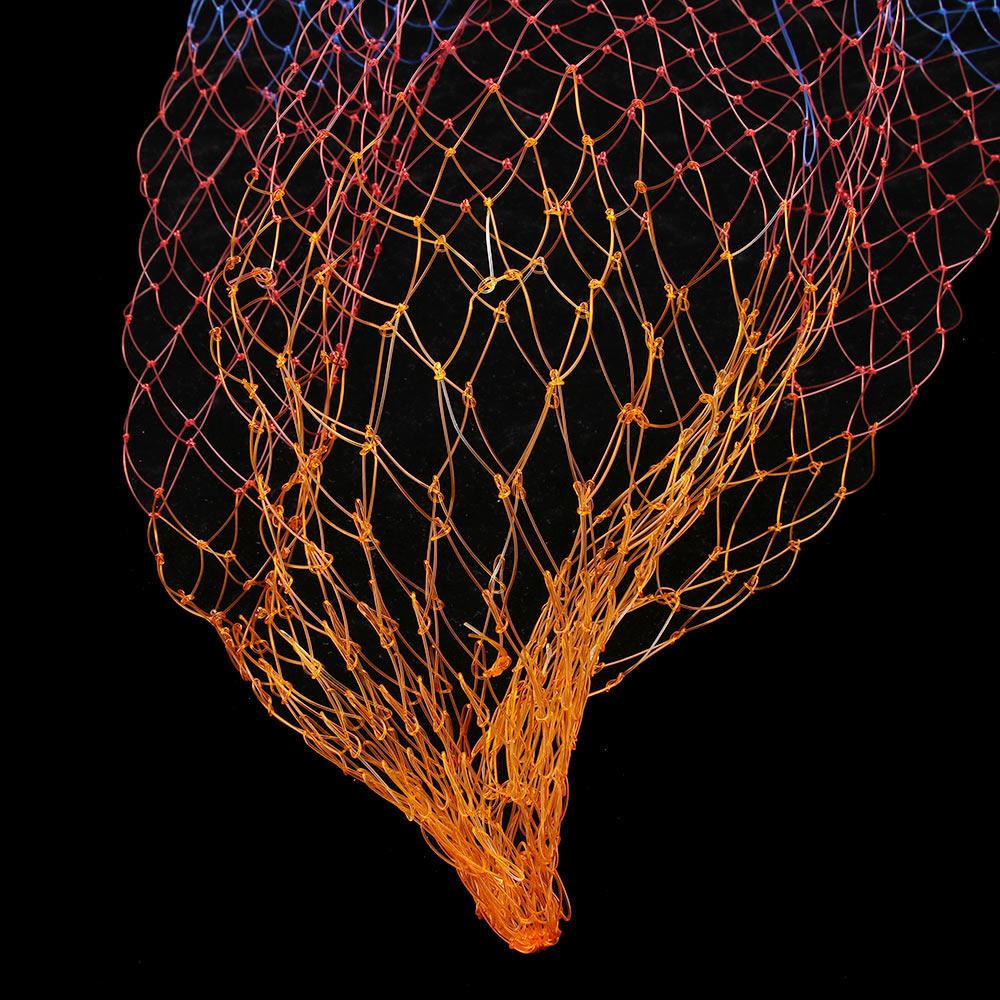 Entertainment Tools Depth Folding Dip Net Hole Rhombus Mesh Nylon Collapsible Fishing Nets