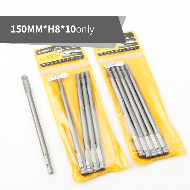 Наборы сверл для отверток с шаровой головкой длиной 150 мм, стальные биты для отверток S2, шестигранные магнитные наборы для ручного ремонта 1/4 дюйма, инструменты