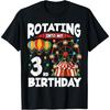 Футболка «Цирк колеса обозрения на 3-й день рождения» для 3-летних мальчиков и девочек