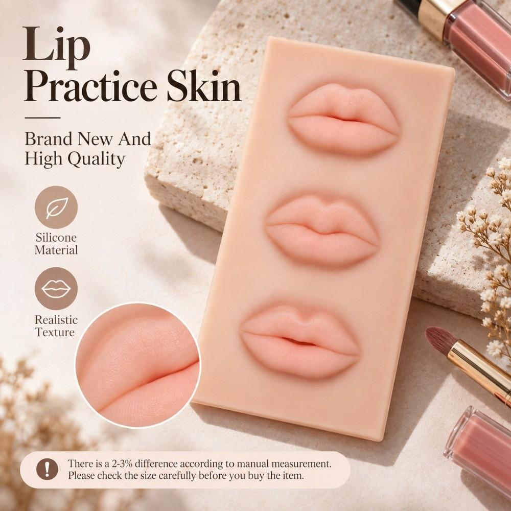 Silicone Lip Tattoo Training Model 3D Lip Shape Lips Practice Skin New Lip Coloring Model