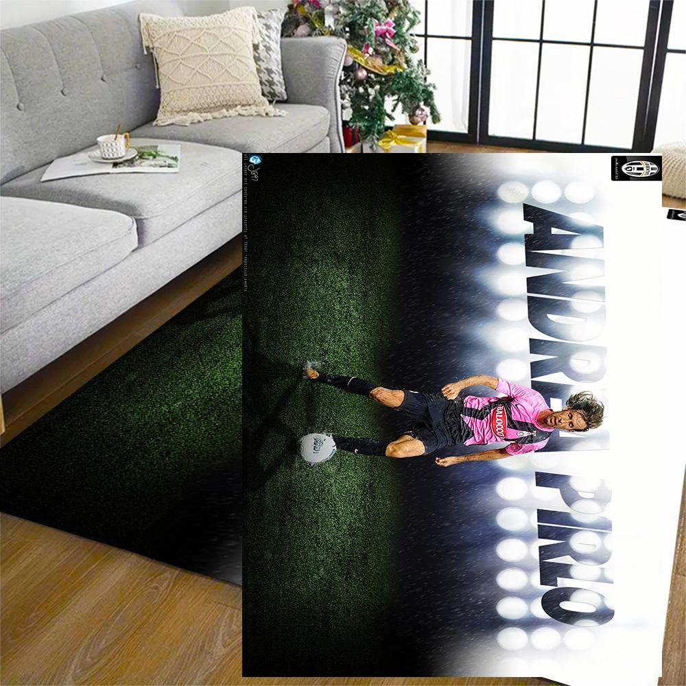 Andrea Pirlo Soccer Legend Floor Rug Office Rug Suitable for Kitchen Playrooms Outdoor Game Room Antislip Carpet Anime Office Decor Spiritual Gift