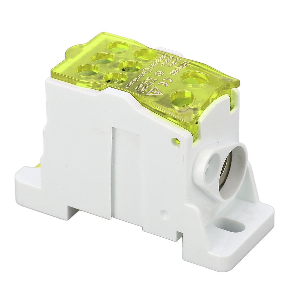 Terminal Distribution Box 690V 160A DIN Rail Terminal Block Power Junction Box for Electricity