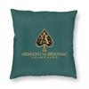 Armand De Brignac Champagne Square Pillowcase Polyester Linen Velvet Printed Zip Decorative Throw Pillow Case Room 18"