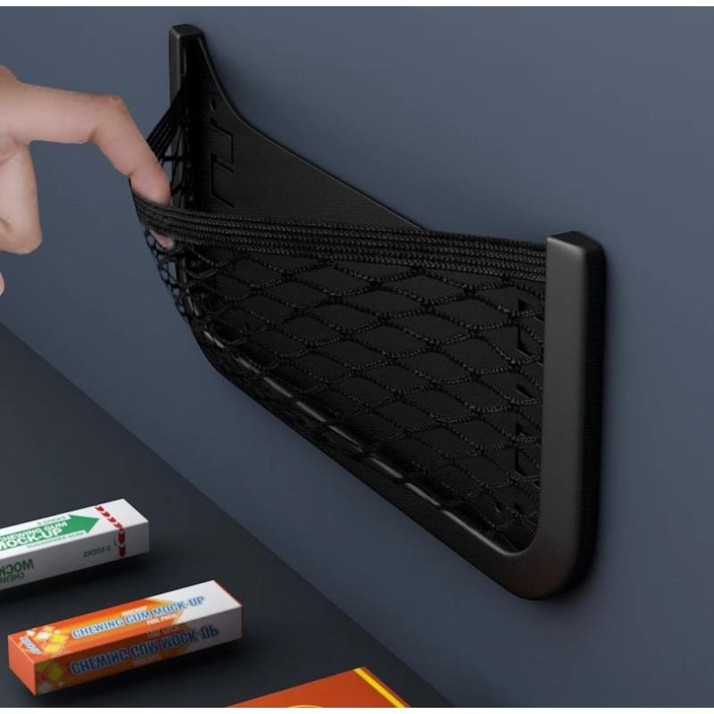 Автомобильная сетка, карманные сумки для покупок, подвесная сумка для телефона, автомобильный органайзер для хранения, автомобильная коробка для хранения мобильного телефона, сумка, автомобильная клейкая сетка, карманная корзина