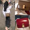 2025 New Women's PU Leather Shoulder Bag Small Square Box Bag Crossbody Tofu Purse Minimalist Luxury Bag for Women