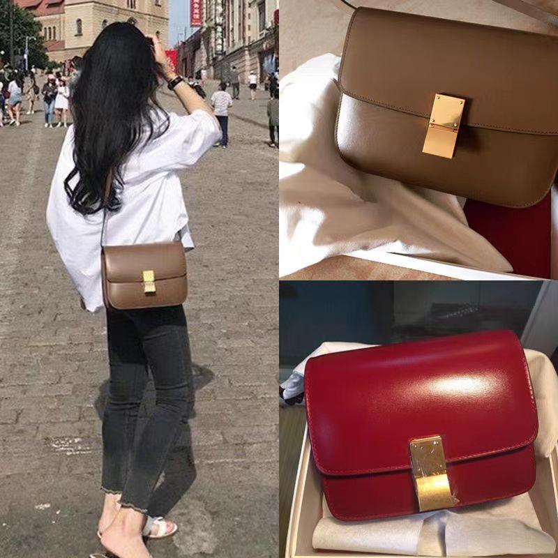 2025 New Women's PU Leather Shoulder Bag Small Square Box Bag Crossbody Tofu Purse Minimalist Luxury Bag for Women