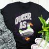 Agender Pride Shirt, Agender Flag Gift, LGBT T-shirt, Nonbinary, LGBTQ Non-Binary Transgender Festival, Agender Funny Queer As Duck Gay Duck