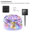 Solar Outdoor Light String 8-mode Fairy Fairy Tale Solar LED Light String Outdoor Christmas Day Decoration Party Atmosphere Light Landscape Light