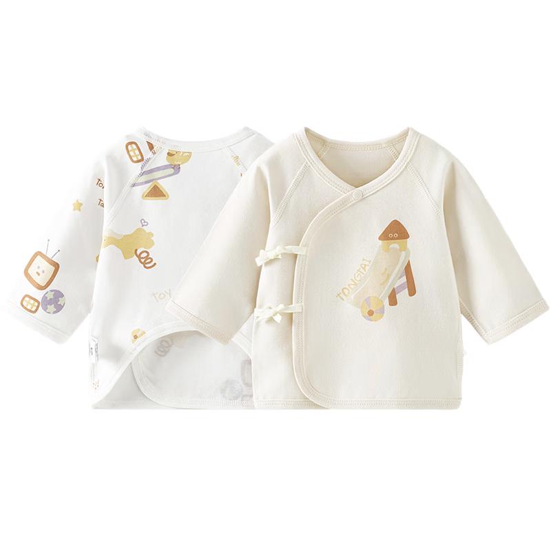 TONGTAI Newborn Pure Cotton Kimono Bodysuit