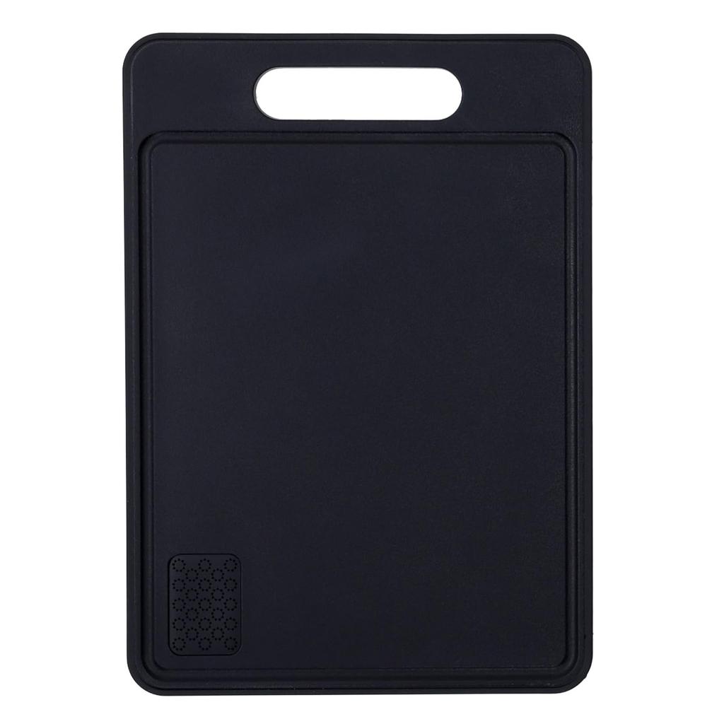 Cooking Researcher Supervised Cutting Board Black Antibacterial Dishwasher Safe Non-Slip Latuna King Jim Elastomer (Black 33.5x23.5cm)